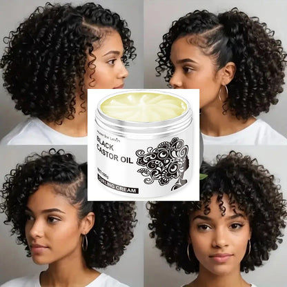 Black Castor Oil Curly Elastic Cream