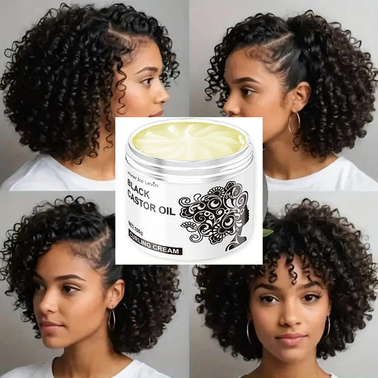 Black Castor Oil Curly Elastic Cream