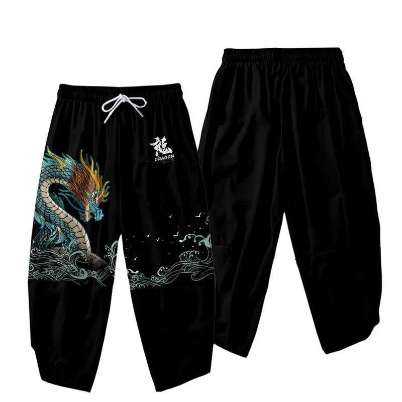 Kuro-Kimono Print Print Buddha Stones (Kimono Top not included)