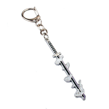 Anime Demon Slayer Kimetsu no Yaiba Keychain Anime Cosplay Sword Key Chains Metal Pendant Keyring llaveros Accessories Gifts