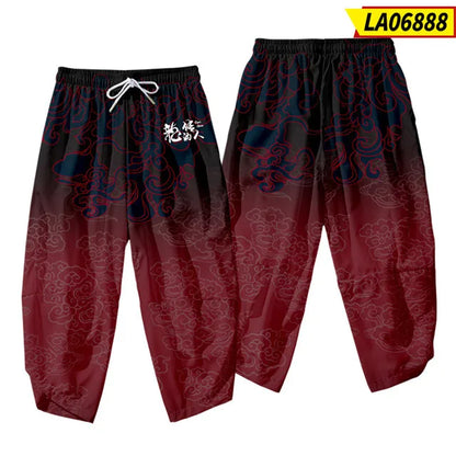 Kuro-Kimono Print Print Buddha Stones (Kimono Top not included)